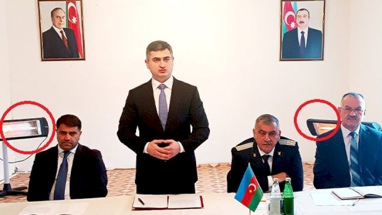    Soyuq otaqlara icra başçısı üçün qoyulan qızdırıcılar - FOTO   