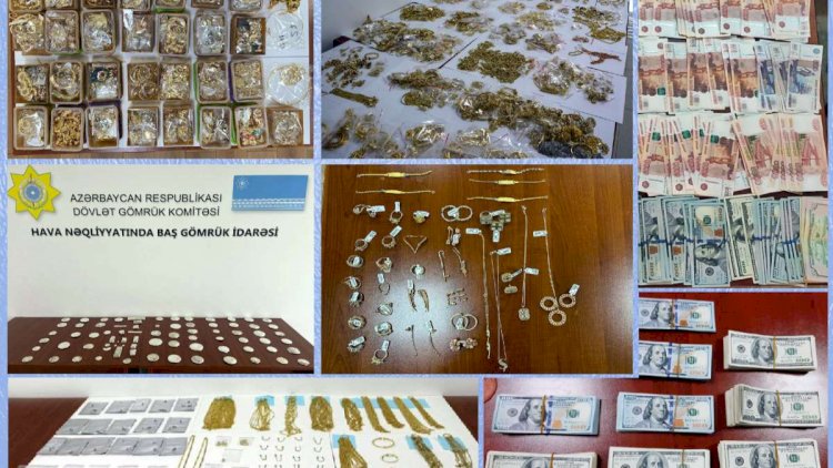    Gömrükdən 33,5 kq qızıl-zinət əşyalarının keçirilməsini qarşısı alınıb - RƏSMİ   