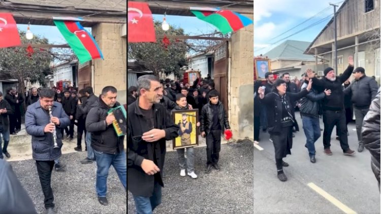    Şəmkirdə “gəlin maşını” və musiqi ilə yola salınan tabut -   VİDEO