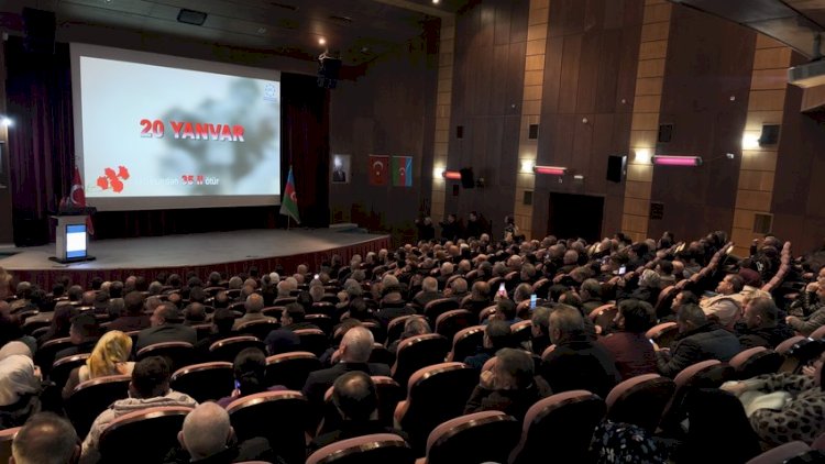    İğdırda 20 Yanvar faciəsinə həsr olunmuş konfrans keçirildi - Fotolar   