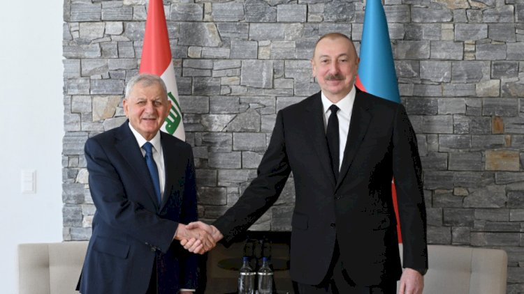    İlham Əliyev İraq prezidenti ilə görüşdü   
