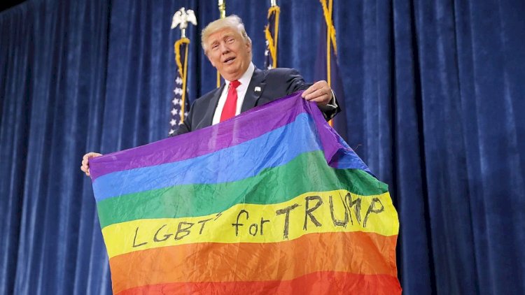    Tramp  LGBT bayraqlarını qadağan etdi   