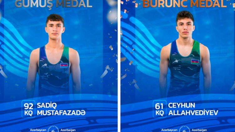    Azərbaycan güləşçiləri Bolqarıstanda keçirilən turnirdə iki medal qazandılar   