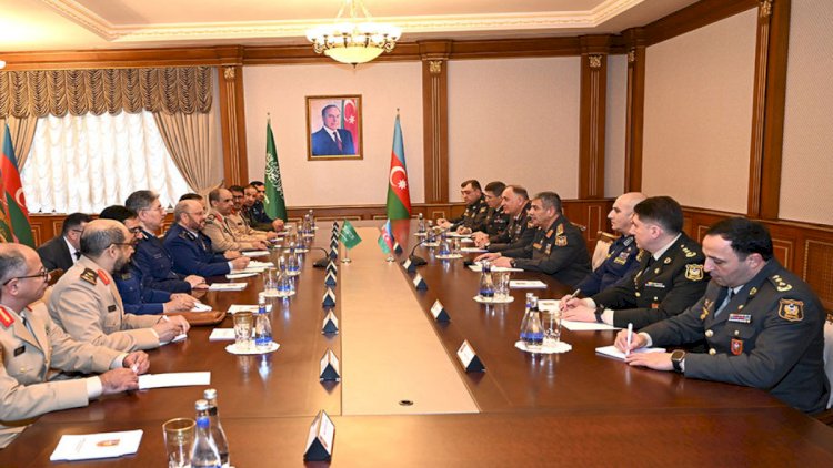    Zakir Həsənov səudiyyəli hərbçiləri qəbul etdi   