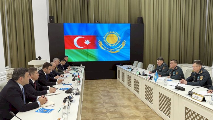   Azərbaycan-Qazaxıstan hərbi əməkdaşlıq məsələləri müzakirə edildi   