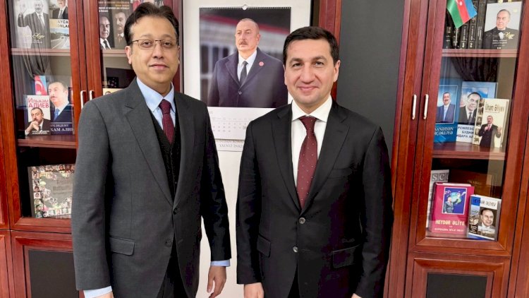    Hikmət Hacıyev Pakistanın Azərbaycandakı səfirini qəbul etdi   