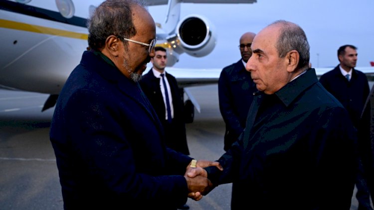    Somali Prezidenti Azərbaycana rəsmi səfərə gəlib   