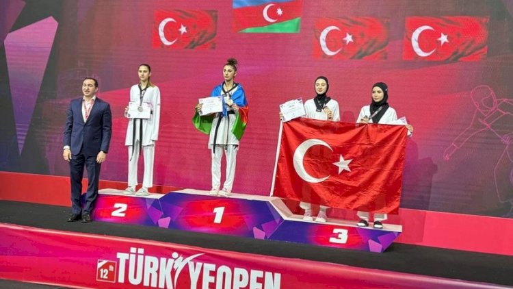    Azərbaycanın gənc taekvondoçusu beynəlxalq turnirdə qızıl medal qazandı - Foto   