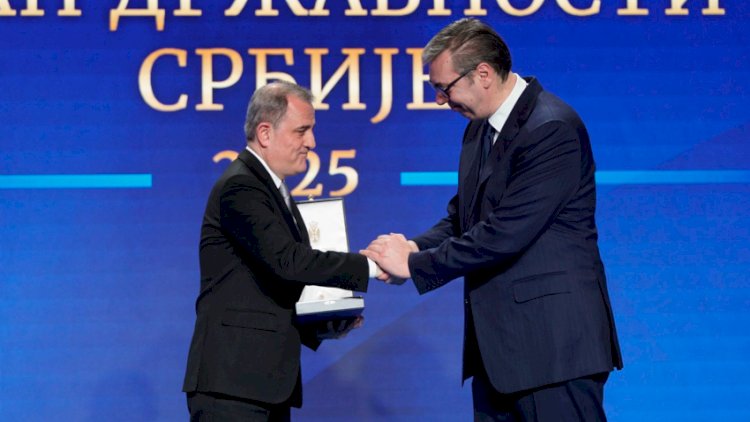    Ceyhun Bayramov “Serbiya Bayrağı” ordeni ilə təltif olundu   