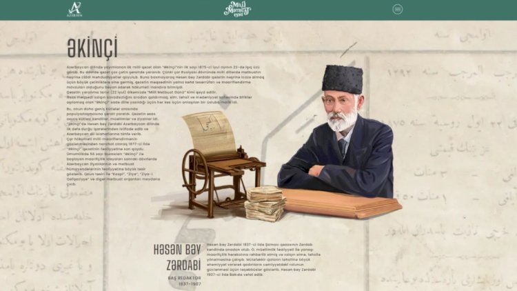    “Azərsun Holdinq”in təşəbbüsü ilə milli mətbuatın 150 illiyinə həsr edilmiş sayt hazırlanıb    