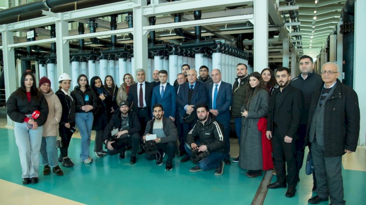    Media nümayəndələri Ceyranbatan Ultrasüzgəcli Sutəmizləyici Qurğular Kompleksinə baxış keçirdilər   