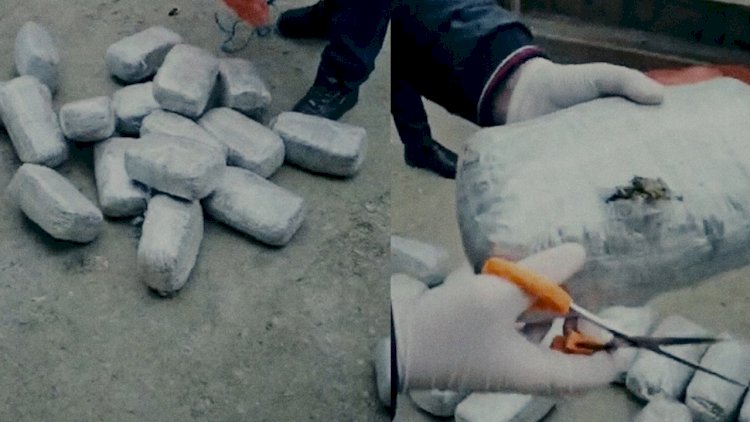    Polisdən əməliyyat - 27 kq narkotik aşkarlandı   + VİDEO