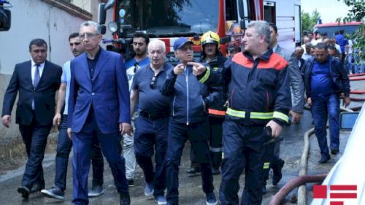    Rəsmilər hadisə yerində toplaşdı: Kəmaləddin Heydərov, Eldar Əzizov...   