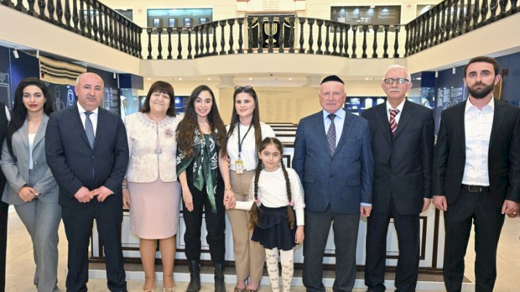    Leyla Əliyeva Qırmızı qəsəbədəki Dağ Yəhudiləri Muzeyini ziyarət etdi - Fotolar   