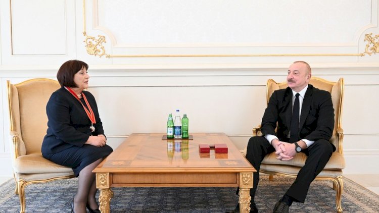    Prezident Sahibə Qafarovanı qəbul etdi   