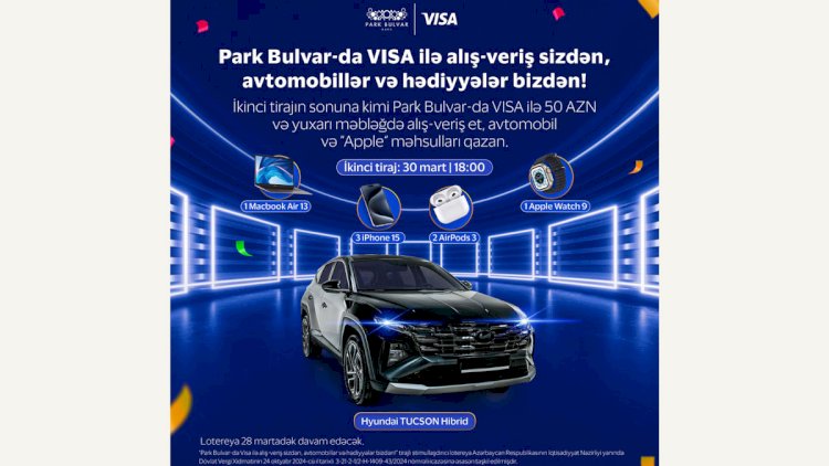    Park Bulvar və VISA-nın təşkilatçılığı ilə keçirilən lotereyanın finalına sayılı günlər qaldı   