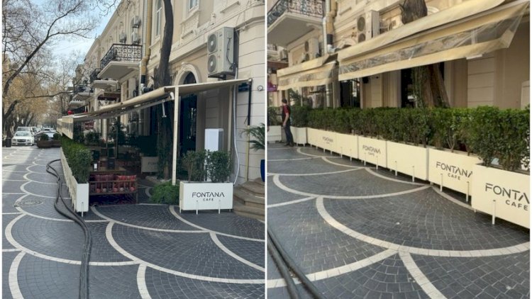    Fəvvarələr meydanı yaxınlığında qanunsuz zəbtetmənin qarşısı alındı   