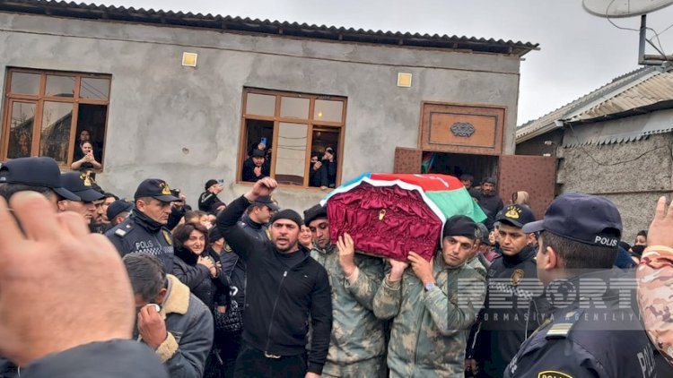    Qar uçqununda həlak olmuş əsgərlə vida mərasimi keçirildi   