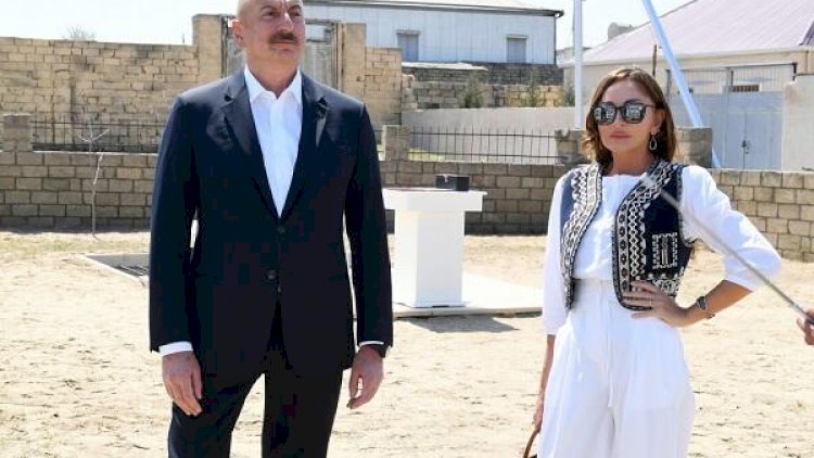    Prezident xanımı ilə Şuşaya getdi   