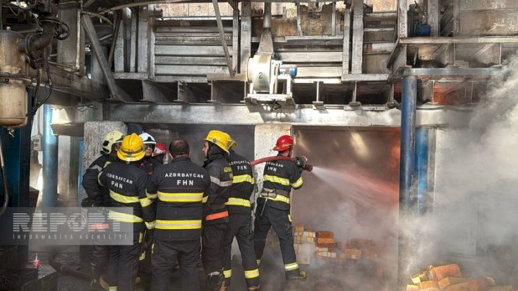    Sumqayıtda güclü yanğın başladı – FOTO   