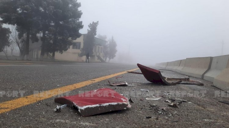    Goranboyda yol qəzası:   Ölən və yaralanan var
