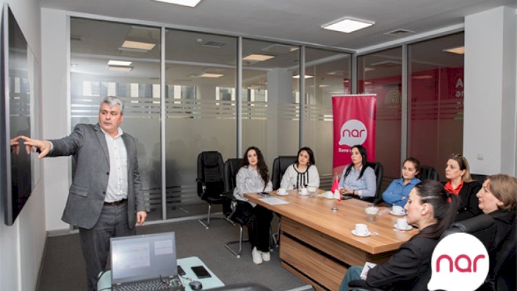   “Nar”müəllimlər üçün mobil rabitə təlimi keçib   
