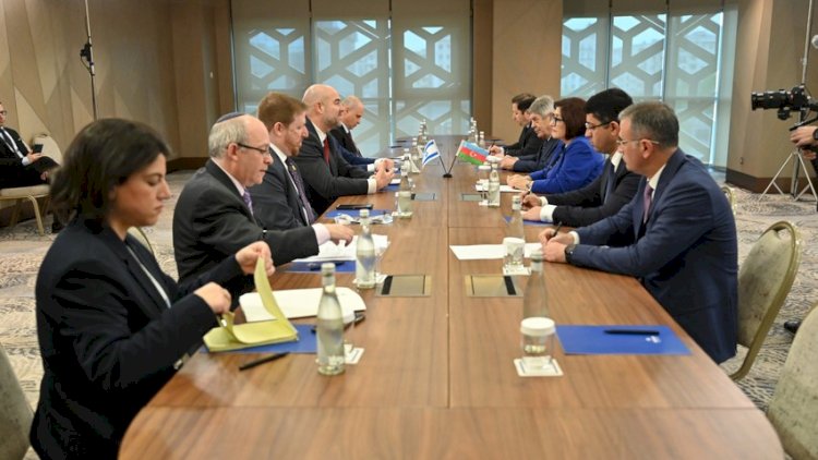    Milli Məclisin sədri Sahibə Qafarova İsrail Knessetinin sədri Amir Ohana ilə görüşdü   