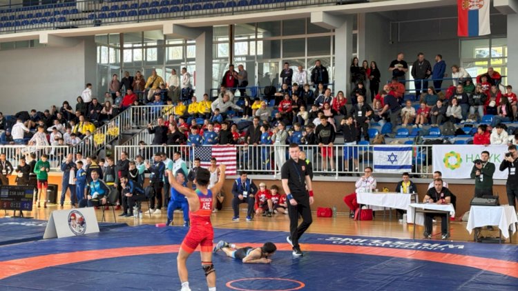    Daha bir sərbəst güləşçimiz Gimnaziadada qızıl medal qazandı   
