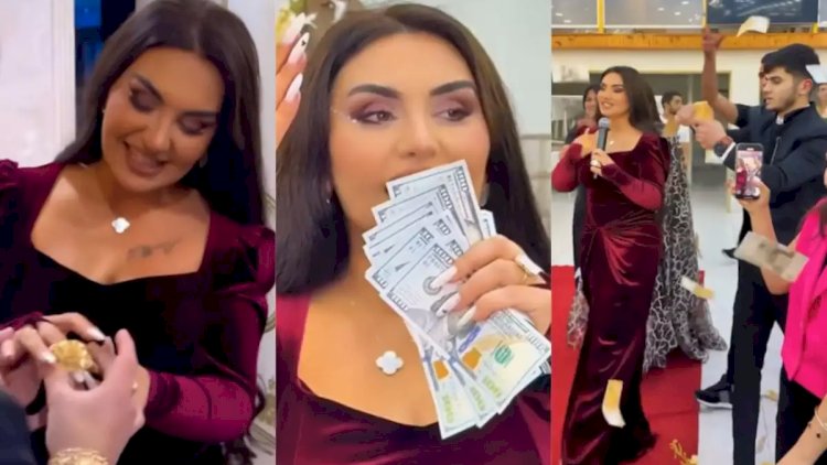    Şəbnəmi Soğanlıqda dollar yağışına tutdular - Video   