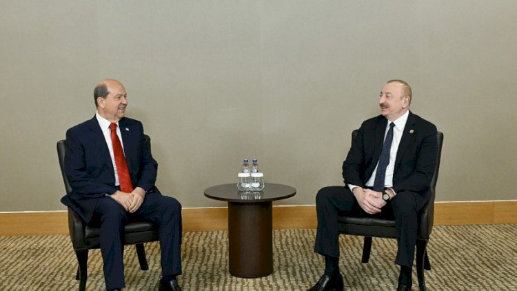    İlham Əliyev Antalyada Ersin Tatarla görüşdü   