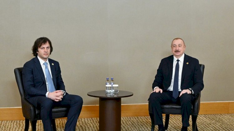    İlham Əliyev Antalyada Gürcüstanın Baş naziri ilə görüşdü   