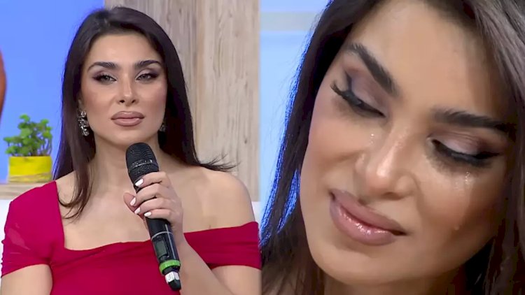    Rahidə studiyada göz yaşlarına boğuldu   