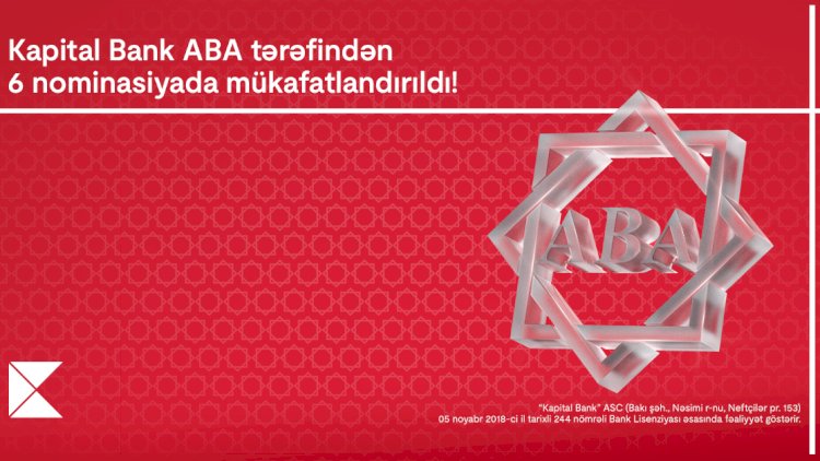    Kapital Bank 6 nominasiyada mükafatlandırıldı   