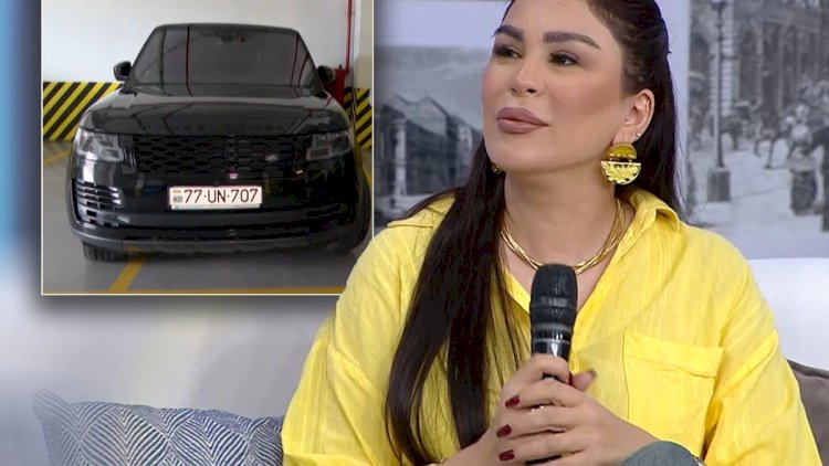    Azərbaycanlı müğənni 123 000 AZN-lik avtomobilini nümayiş etdirdi   - VİDEO