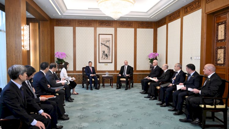    President Ilham Aliyev met with Chairman of Board of China Energy Engineering Corporation Limited in Beijing   