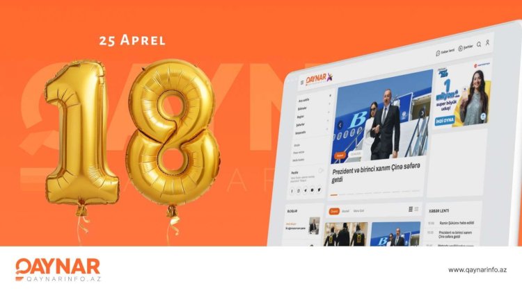    “Qaynarinfo“ 18 yaşını qeyd edir   