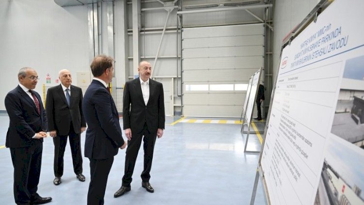    Sumqayıt Kimya Sənaye Parkında bir sıra müəssisələrin açılışı oldu   