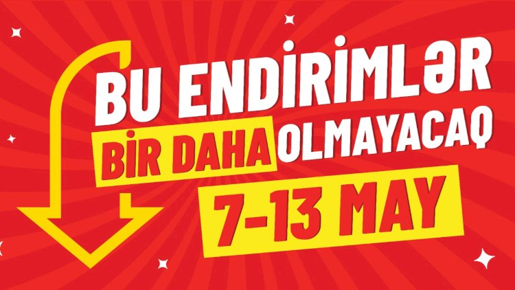    “BU ENDİRİMLƏR BİR DAHA OLMAYACAQ”:   Tam 7 gün hər kəs Tamstore-dən danışacaq