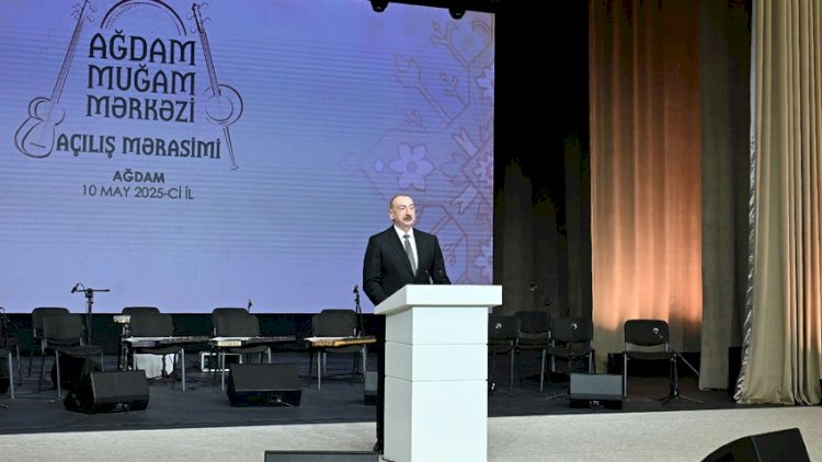    İlham Əliyev və Mehriban Əliyeva Ağdam Muğam Mərkəzinin açılışında iştirak ediblər   