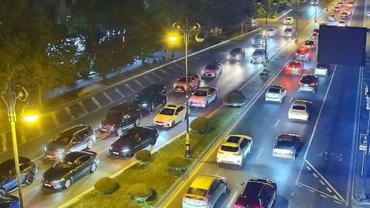    Bakıda bu yollarda sıxlıq müşahidə olunur - SİYAHI   