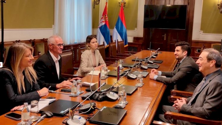    Serbiya parlamentinin dostluq qrupunun rəhbəri Azərbaycana təşəkkür etdi - Fotolar   