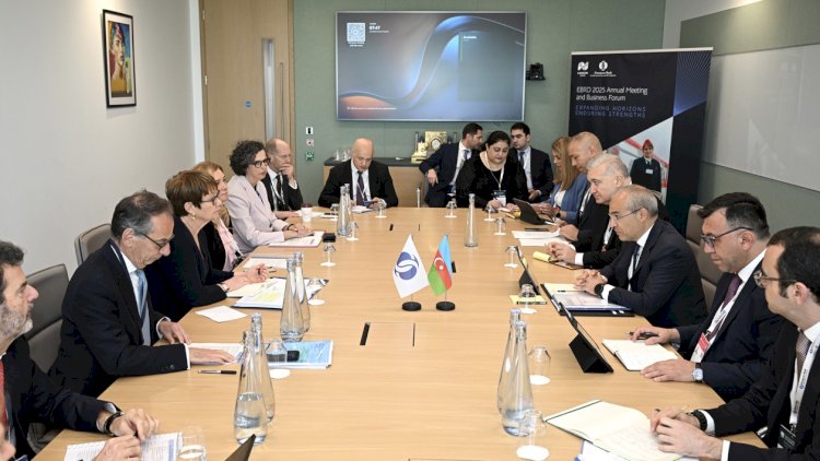    İqtisadiyyat naziri Londonda bir sıra görüşlər keçirdi - Fotolar   