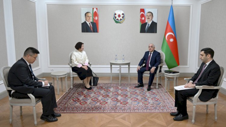    Baş nazir Əli Əsədov Çinin Azərbaycandakı səfiri ilə görüşdü   