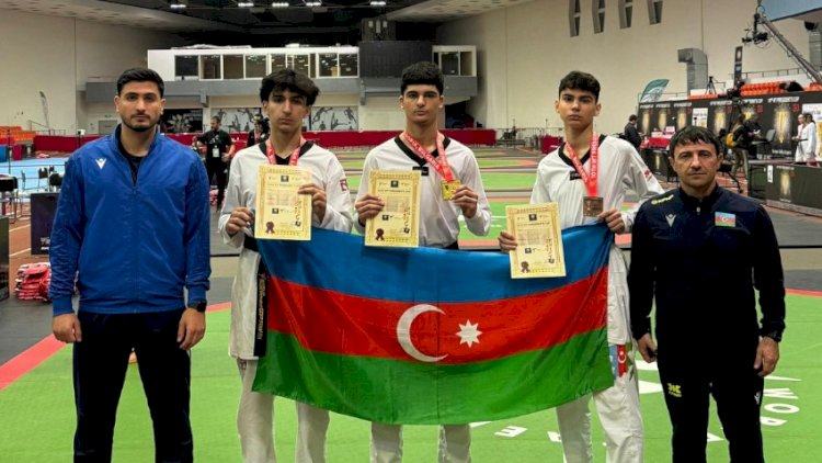    Azərbaycanın gənc taekvondoçuları Bolqarıstanda 3 medal qazandılar   