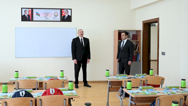    İlham Əliyev  “Talıstan” liseyinin binasının açılışında iştirak etdi   