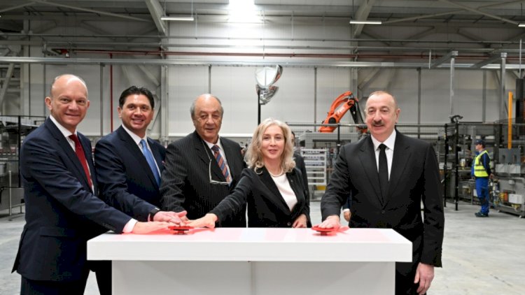    İlham Əliyev “Coca-Cola” müəssisəsinin açılışını etdi - FOTOLAR   