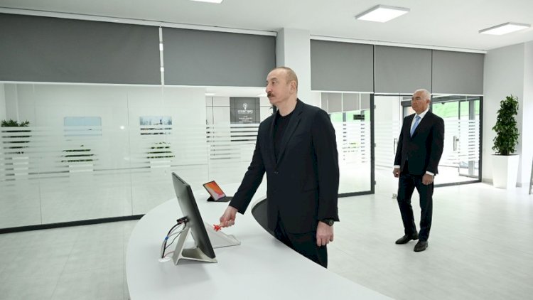    Prezident Laçın Elektrik Şəbəkəsi Rəqəmsal İdarəetmə Mərkəzində   