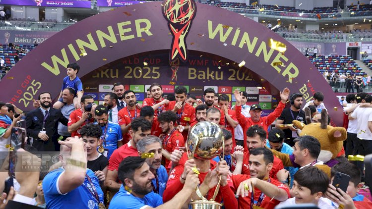    Minifutbol üzrə dünya çempionu olan Azərbaycan millisi mükafatlandırıldı   