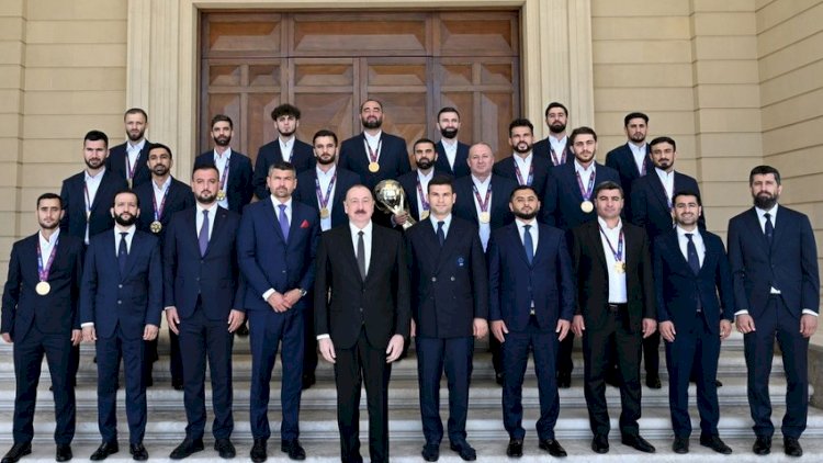    Prezident dünya çempionlarını qəbul etdi   