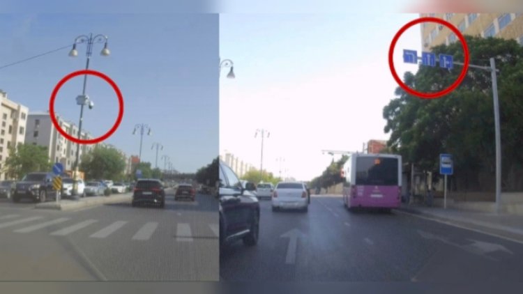   Mətbuat prospektinə yeni nişanlar quraşdırıldı: Kamera bu sürücüləri çəkəcək - VİDEO   